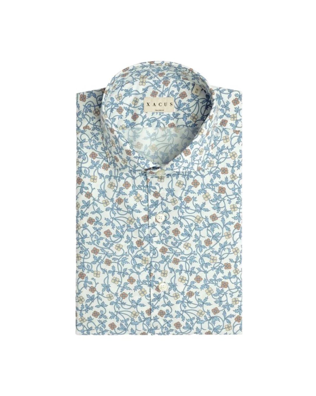 Xacus Blue Casual Shirts for men