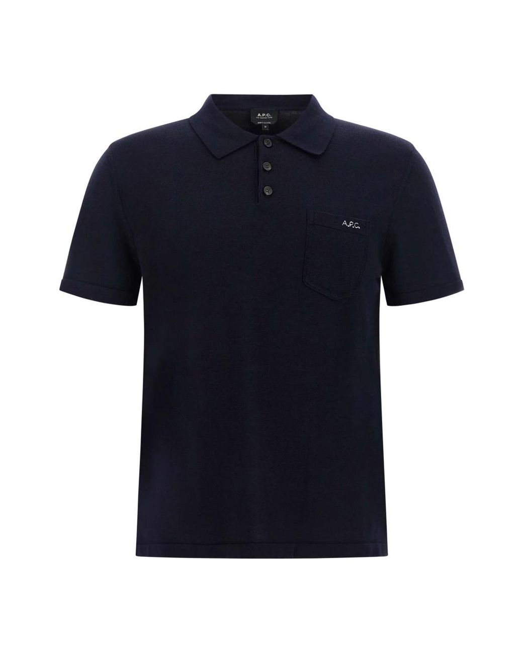 A.P.C. Blue Polo Shirts for men