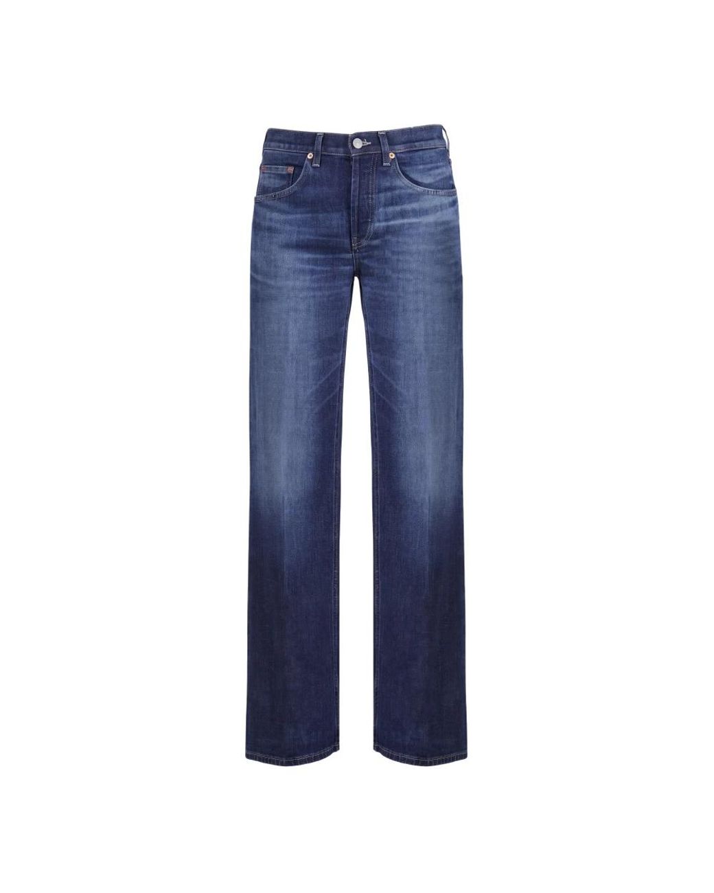 Dondup Blue Straight Fit Jeans
