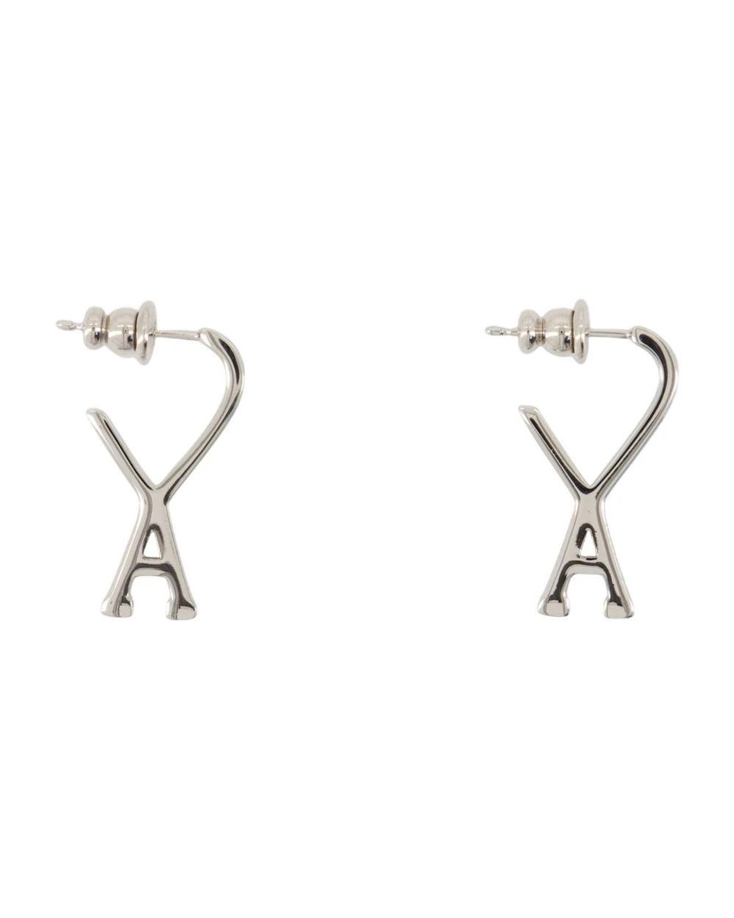 Earrings AMI de color Metallic