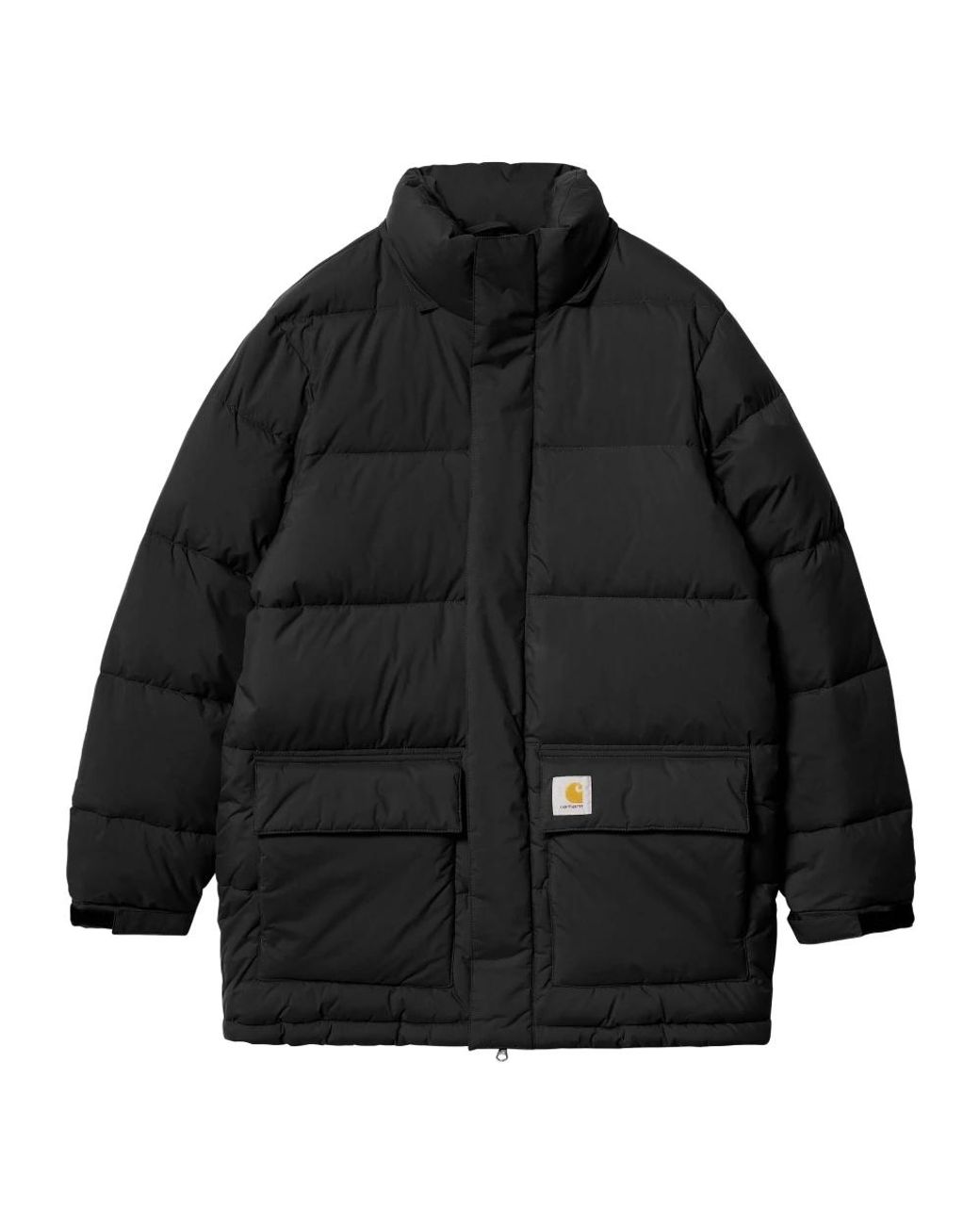 Giubbotto in nylon impermeabile con imbottitura in piumino