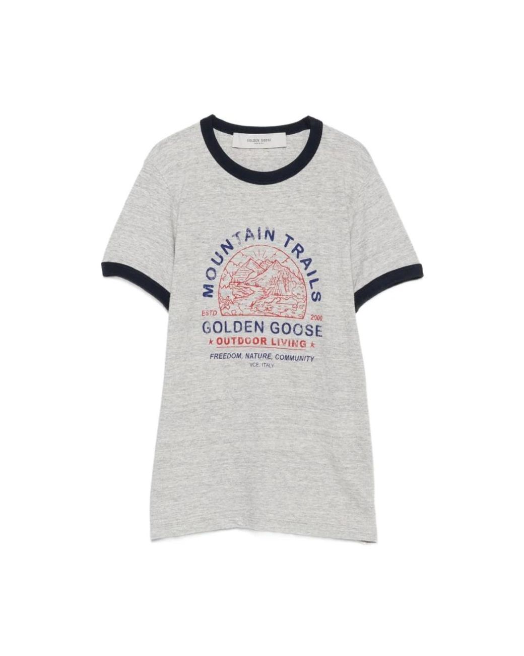 Golden Goose Deluxe Brand Gray T-Shirts