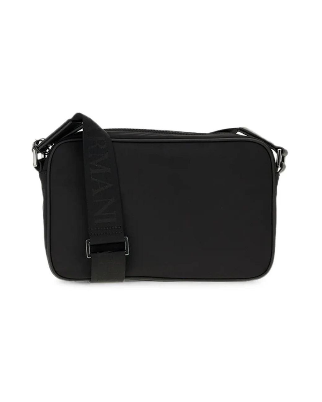Emporio Armani Black Cross Body Bags for men