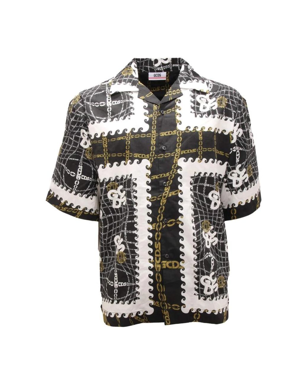 Gcds Black Short Sleeve Shirts for men