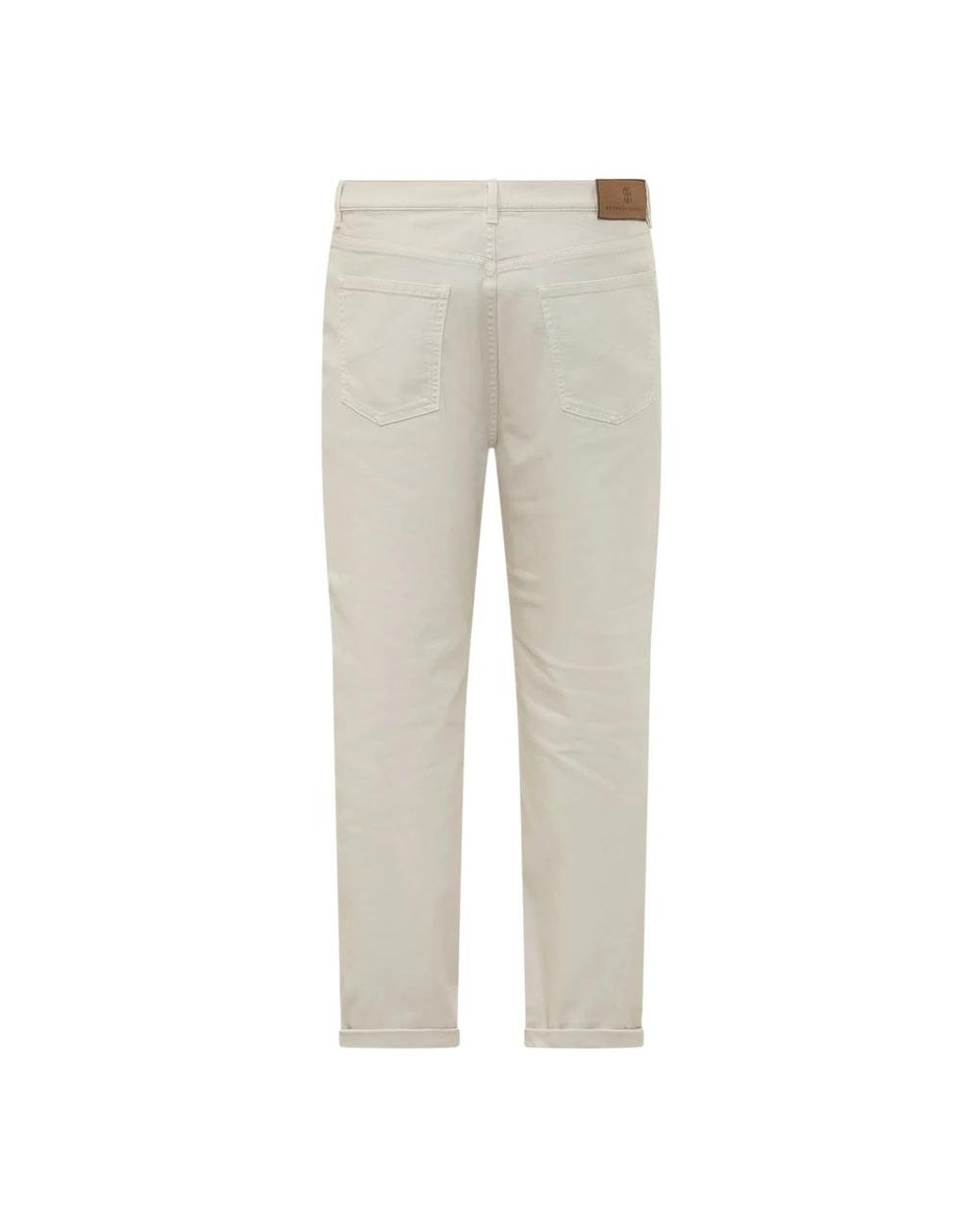 Brunello Cucinelli Gray Slim Fit Jeans for men