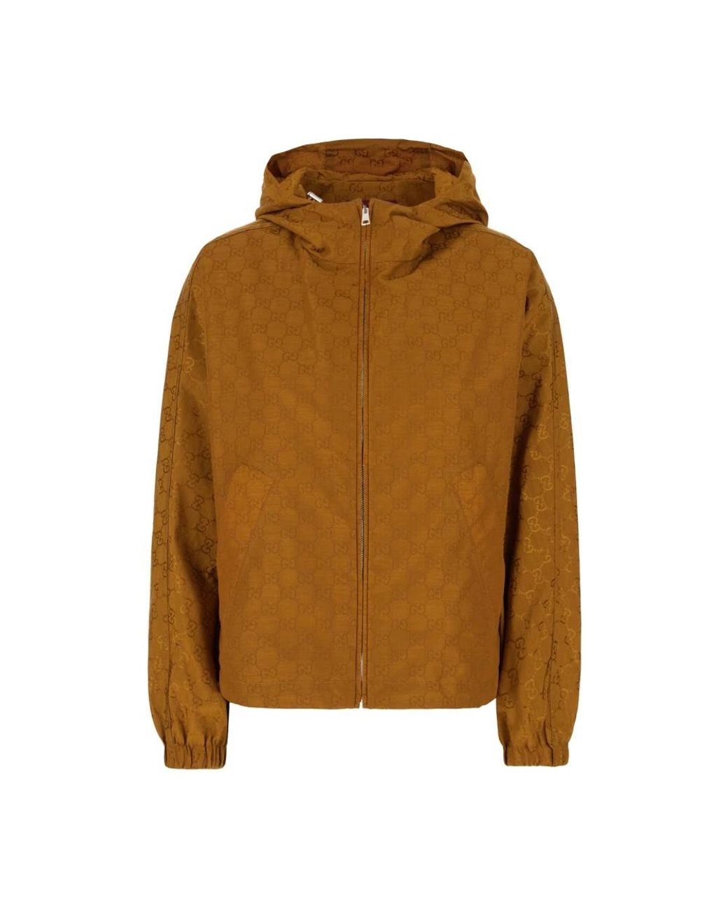 Gucci Gg Nylon Jacket in het Brown