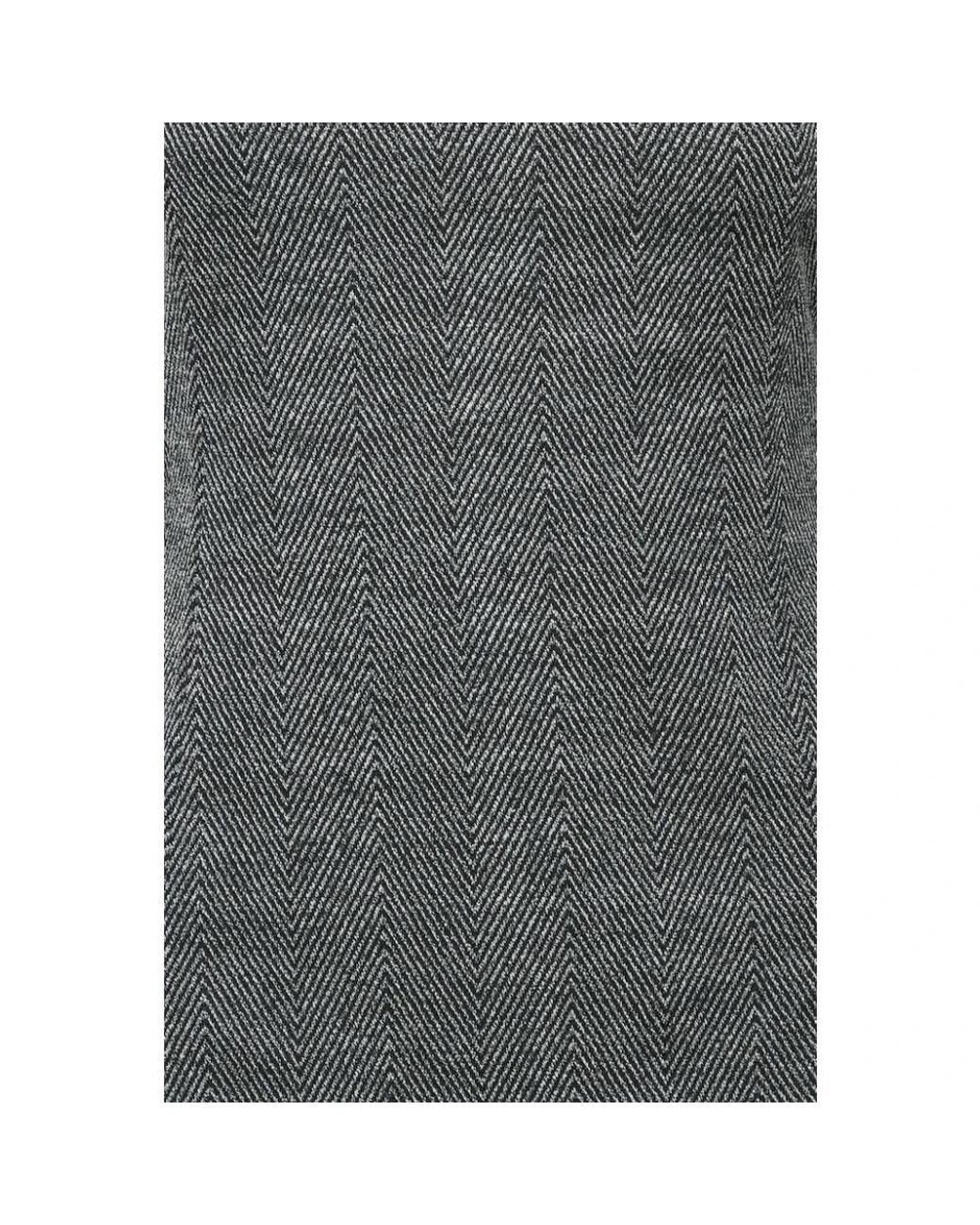 Ichi Gray Tailliertes Kleid
