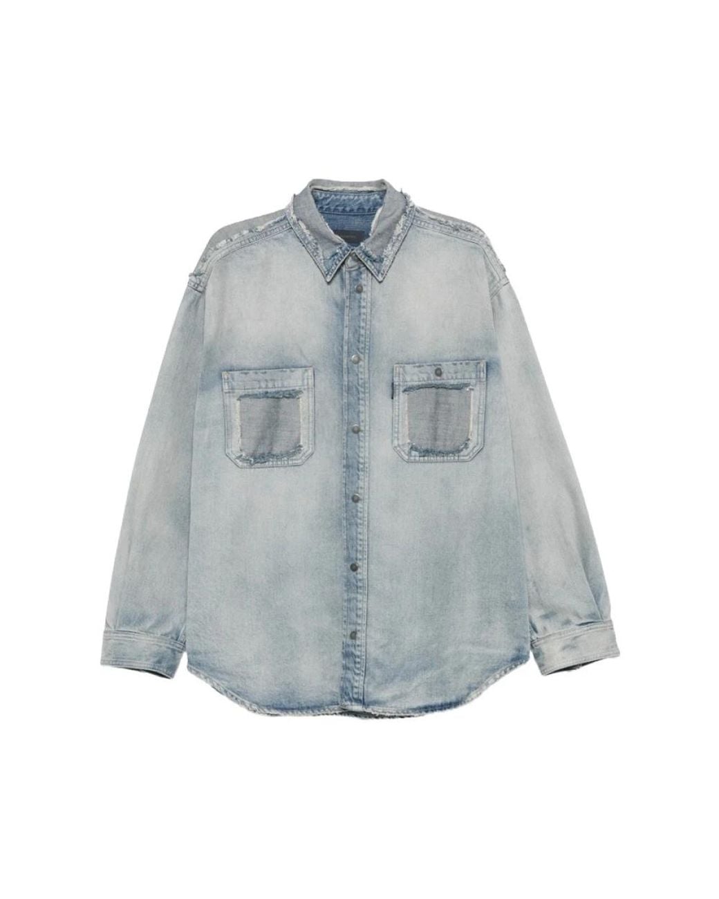 Haikure Blue Denim Shirts for men