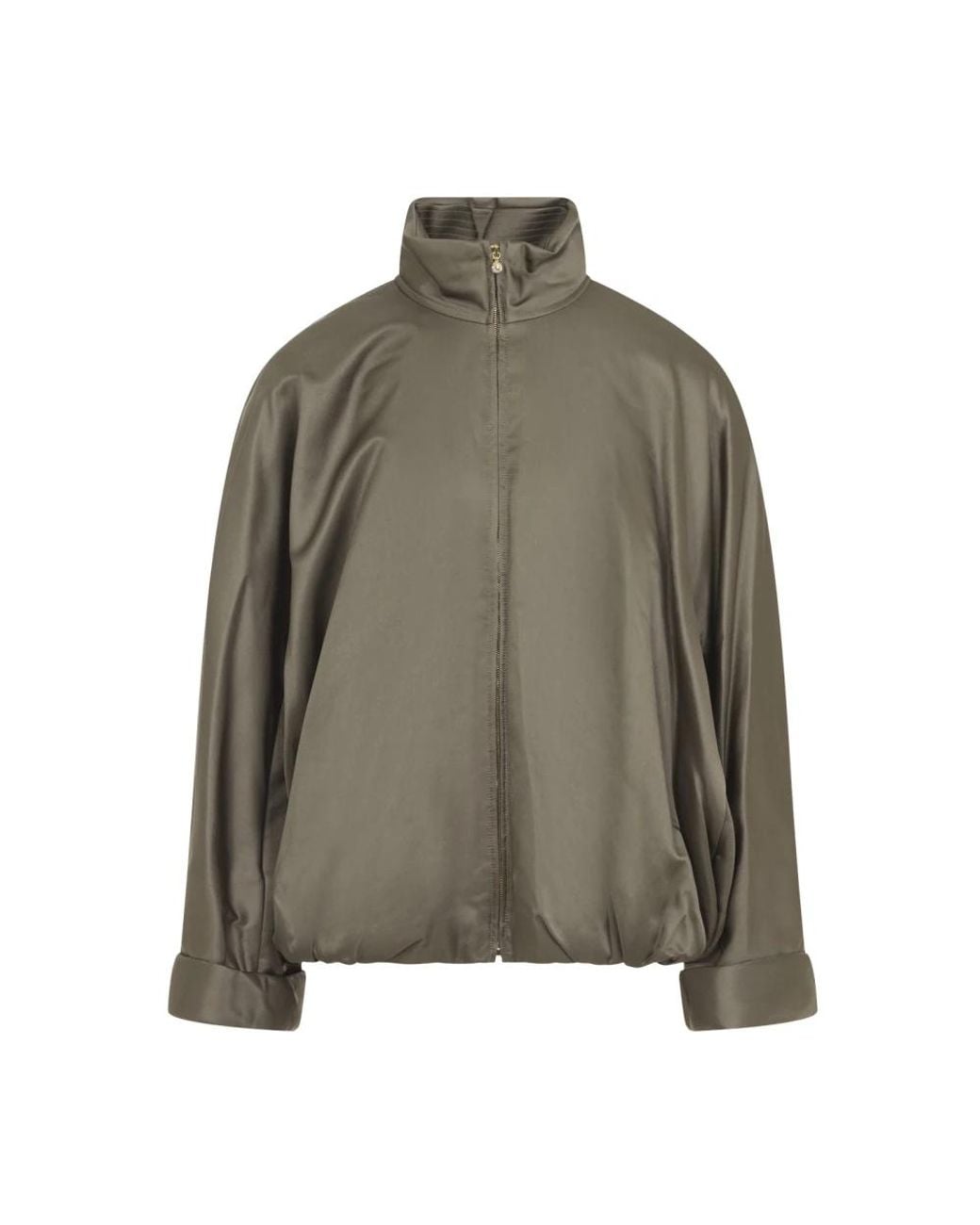 Carven Green Bomber Jackets