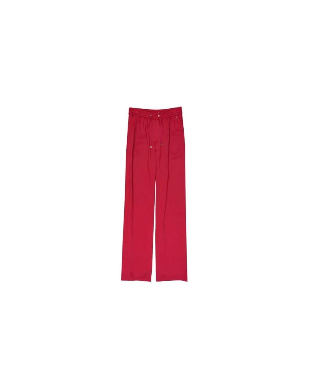 Herno Red Wide Trousers