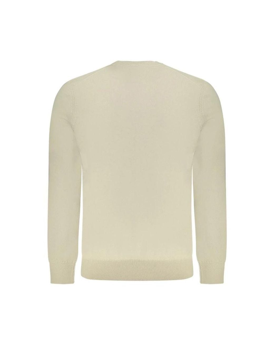 Boss White Round-Neck Knitwear for men