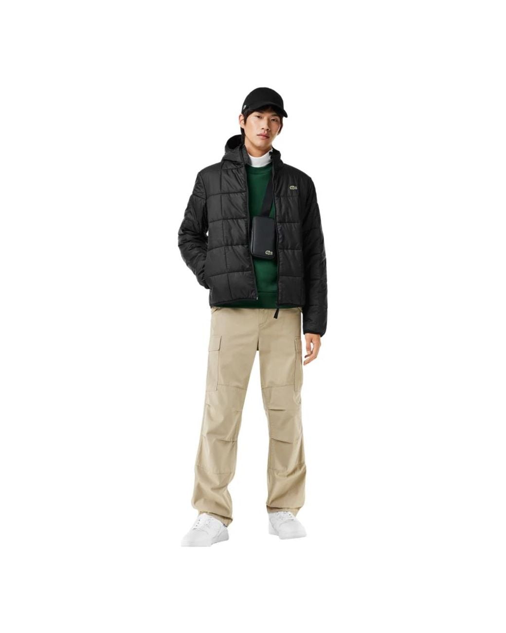 Lacoste Black Winter Jackets for men