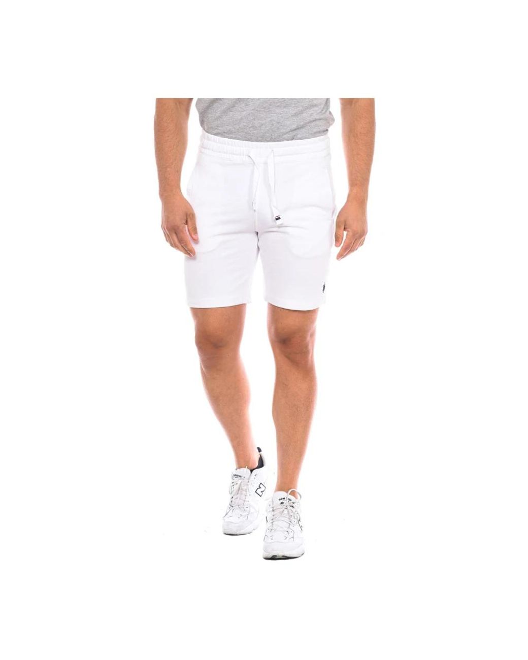 U.S. POLO ASSN. White Casual Shorts for men