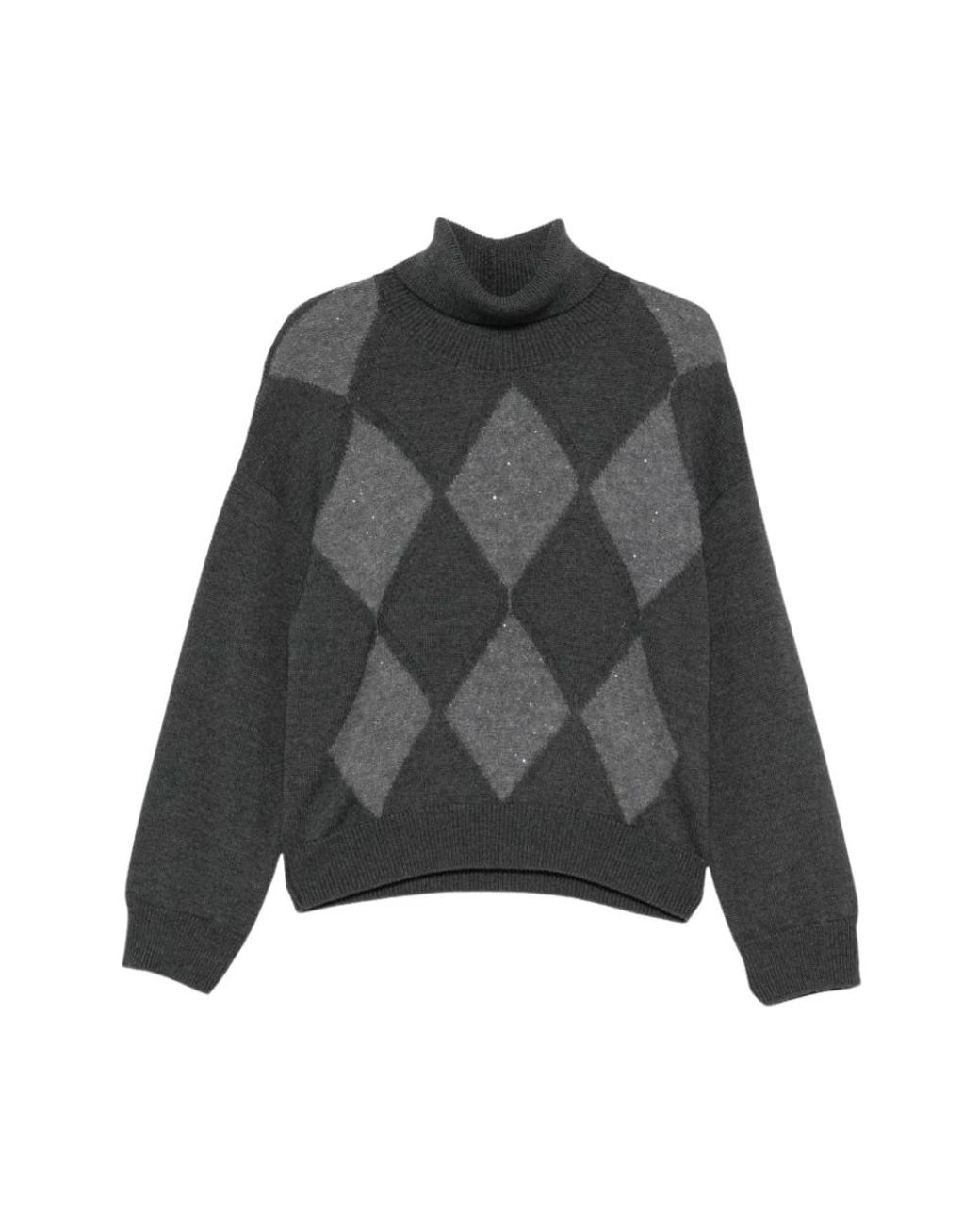 Peserico Gray Turtlenecks