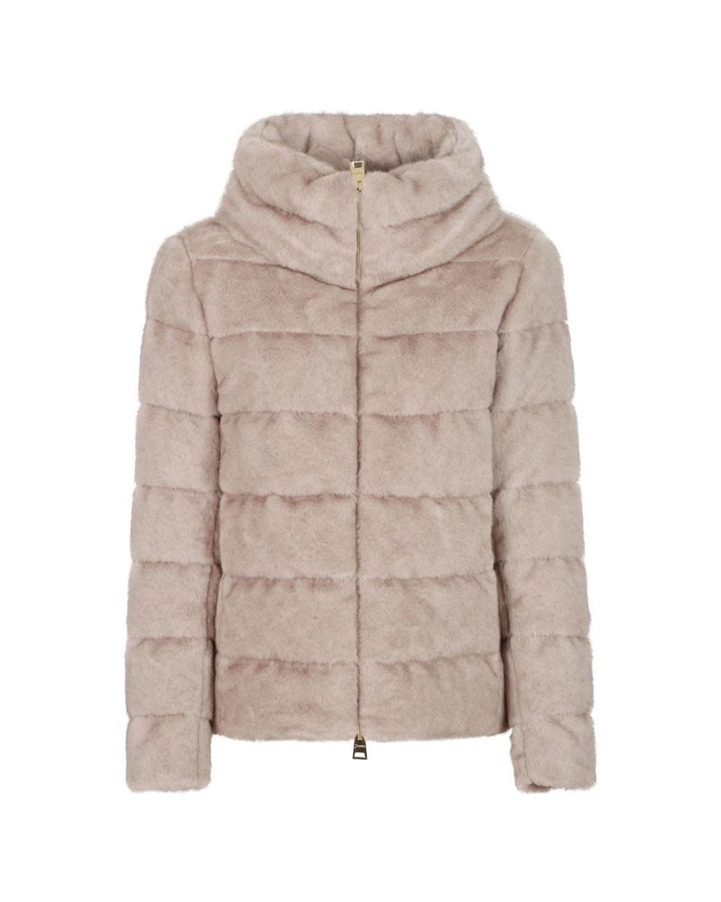Herno Jassen ,Nylon Gewatteerd Donsjack in het Gray