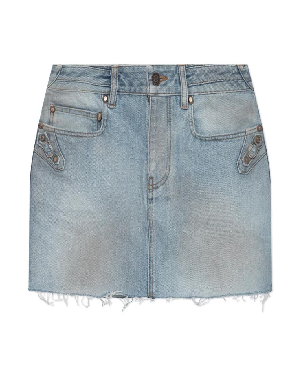 Balenciaga Blue Denim Skirts