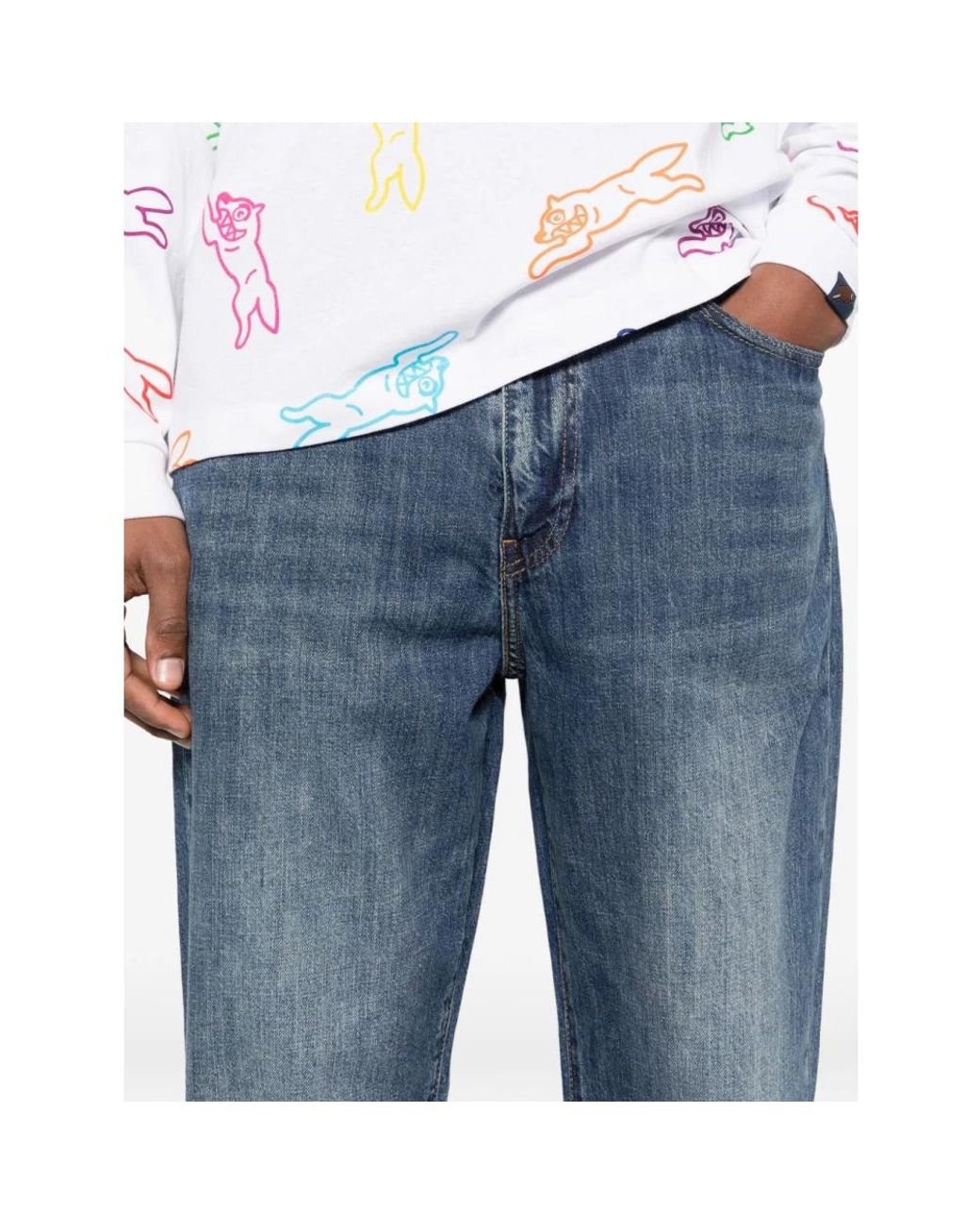 Levi's Blue Straight Jeans for men