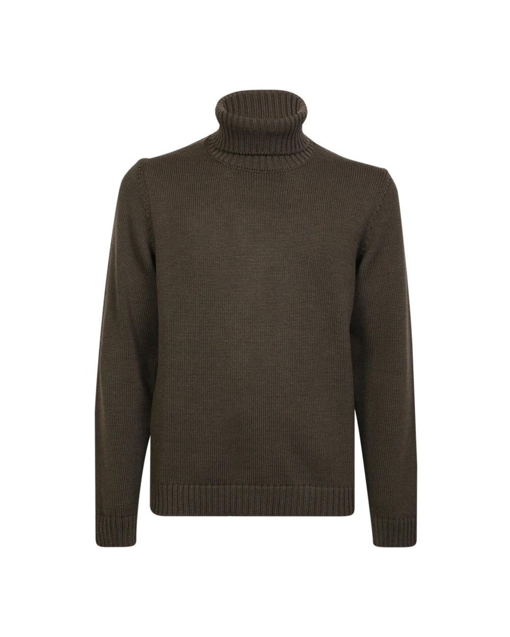 Zanone Green Turtlenecks for men
