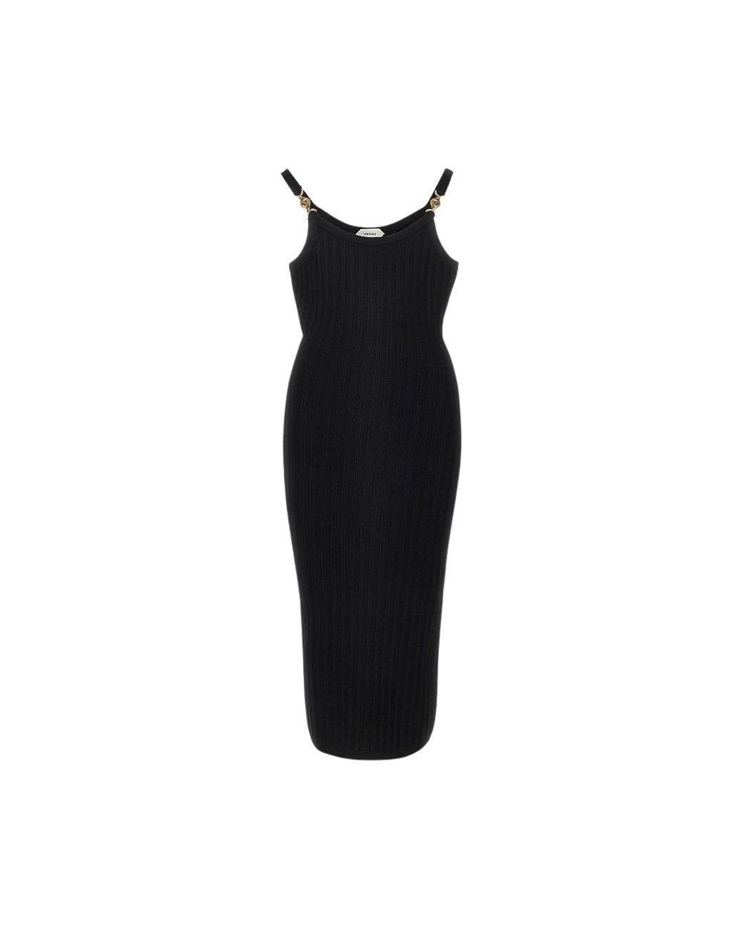 Knitted Dresses Versace en coloris Black