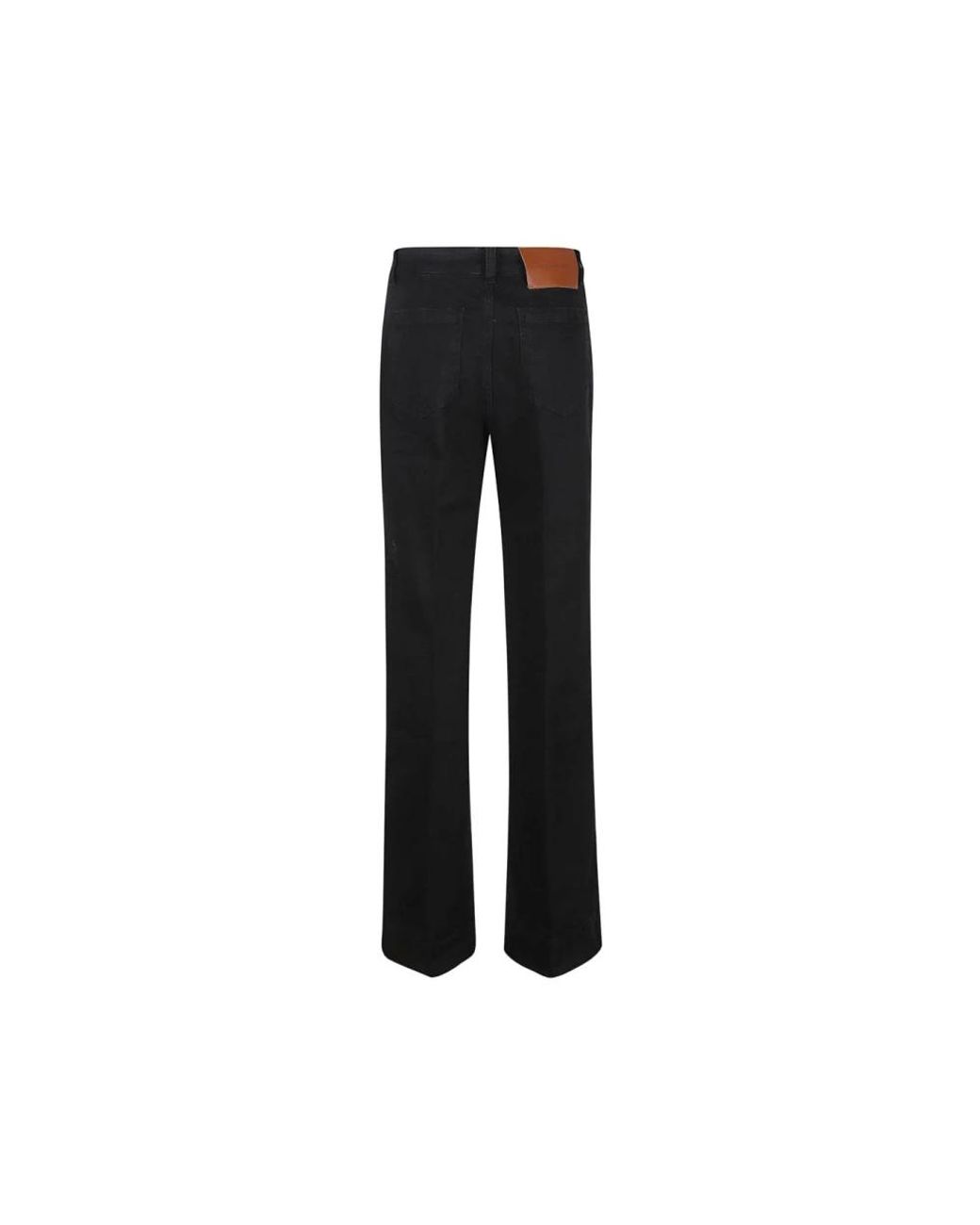 Victoria Beckham Black Wide Jeans