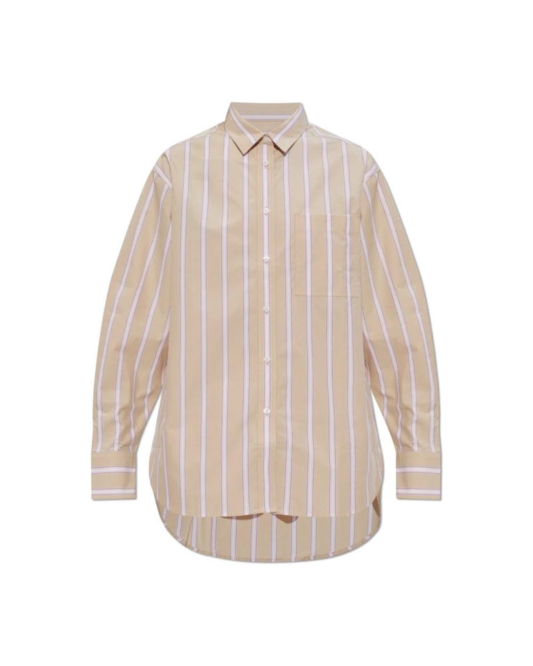 Shirts Lacoste de color Natural