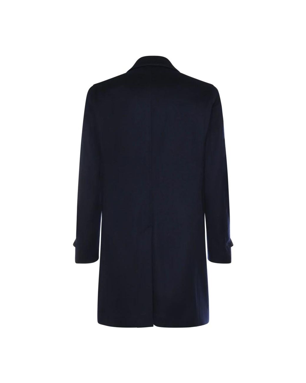 Luigi Bianchi Blue Single-Breasted Coats for men