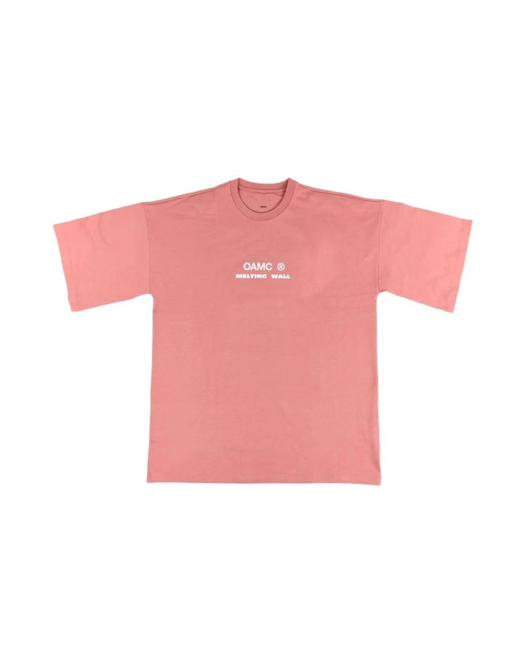 OAMC Tops ,Roze ,Katoen Roze Fungi T-Shirt in het Pink voor heren