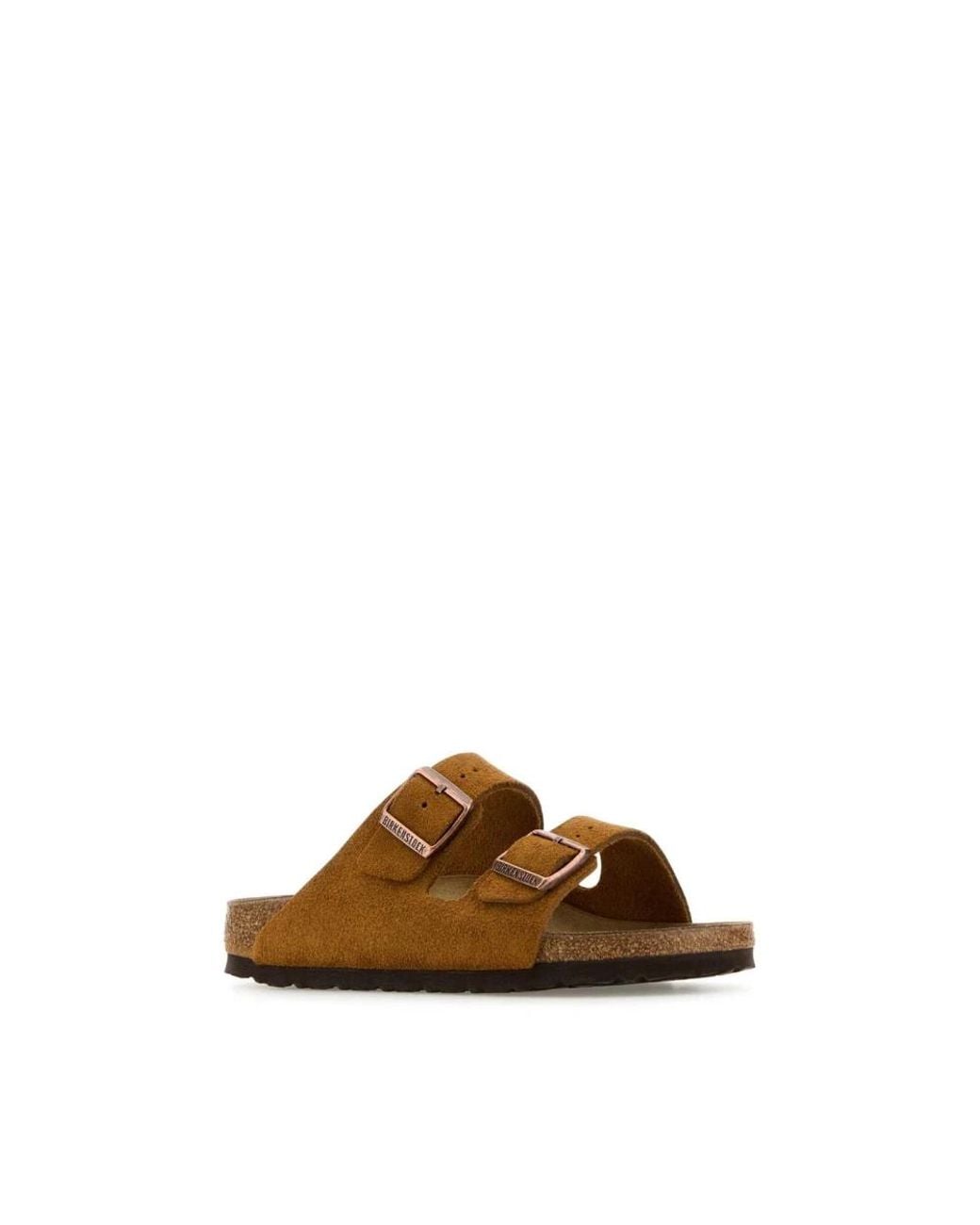 Birkenstock Brown Sliders for men