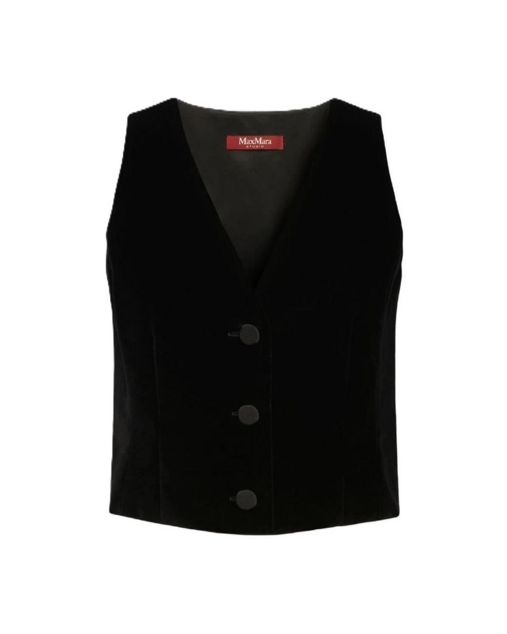 Vests Max Mara en coloris Black