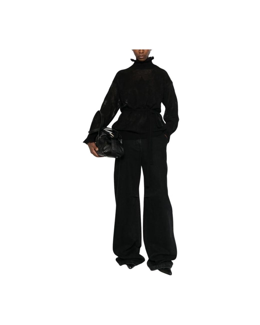 Twinset Black Long Knitwear
