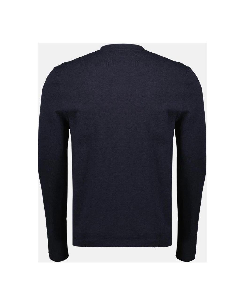 Officine Generale Blue Round-Neck Knitwear for men