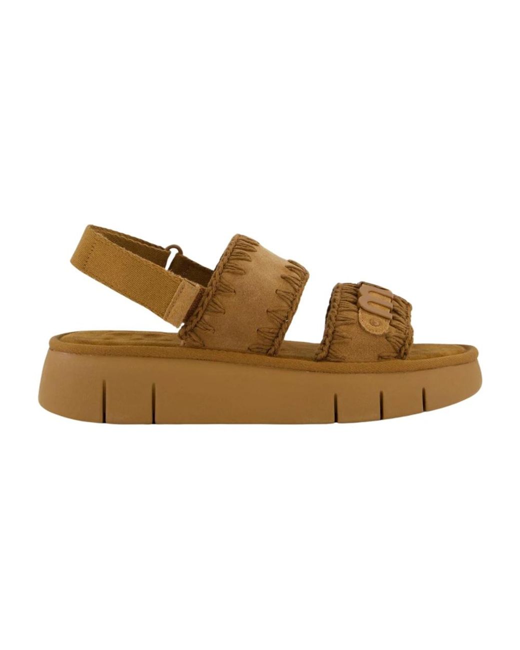 Mou Brown Flat sandals