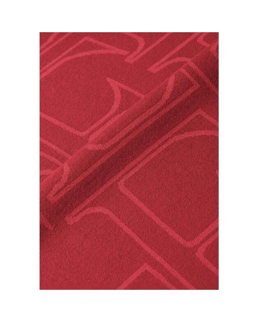 Elisabetta Franchi Red Winter Scarves