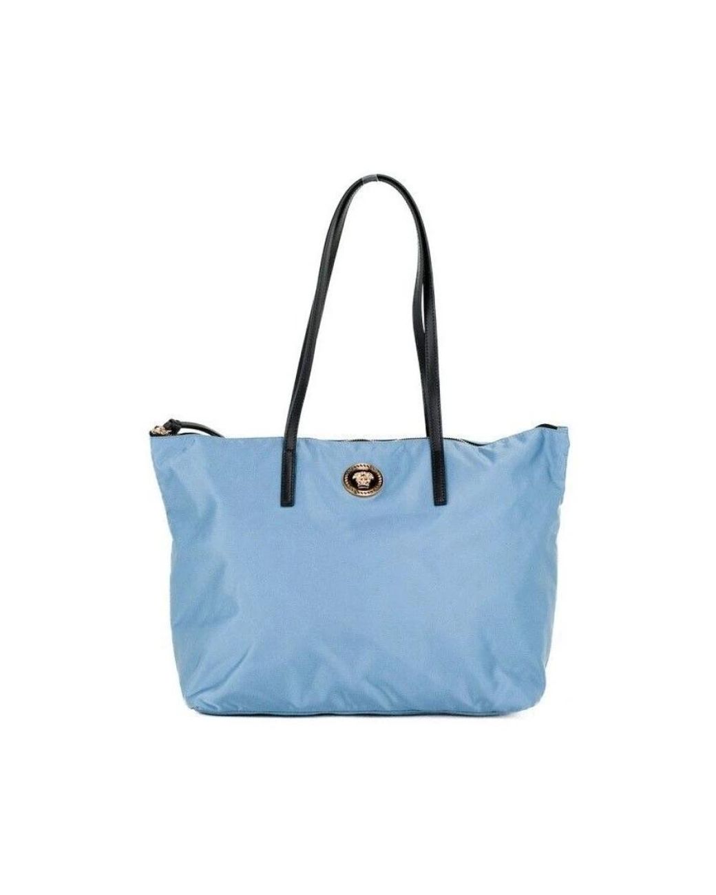 Versace Blue Shopping Bags