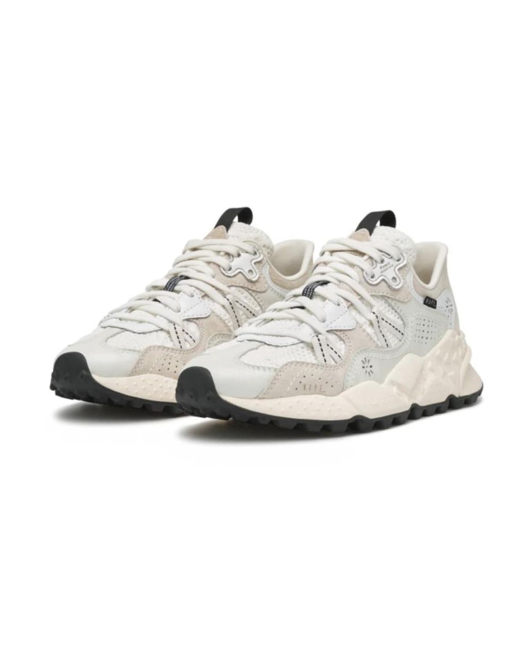 Flower Mountain White Sneakers for men