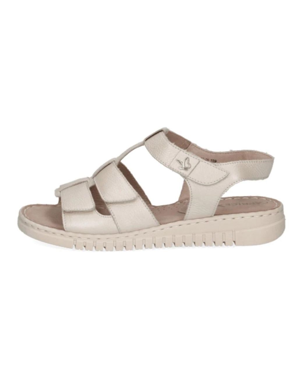 Flat Sandals di Caprice in Metallic