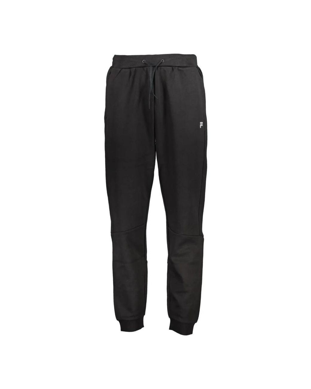 Fila Broeken ,Zwart ,Sportieve Elastische Taillebroek Met Manchetten in het Black voor heren