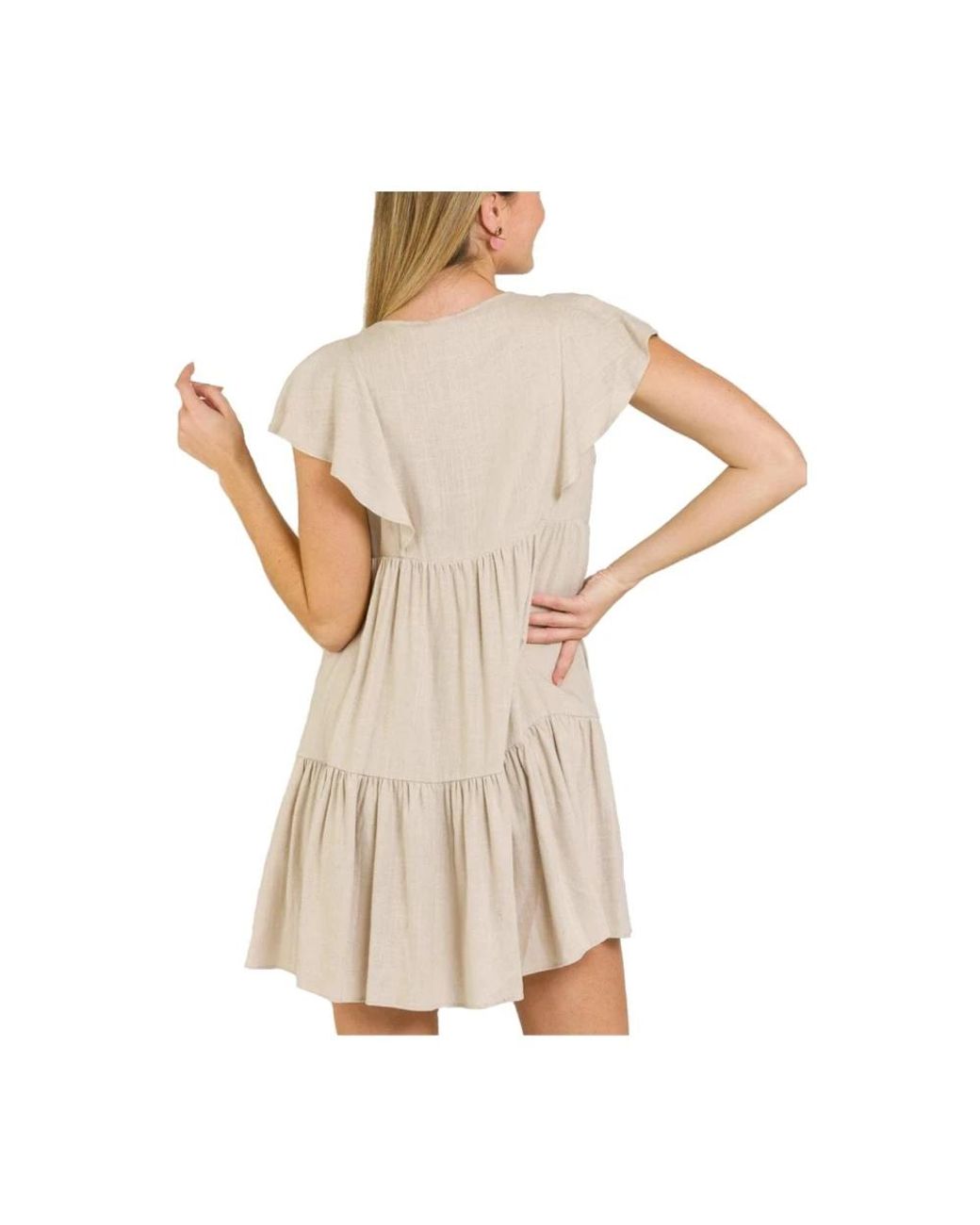Naf Naf Natural Casual Dresses