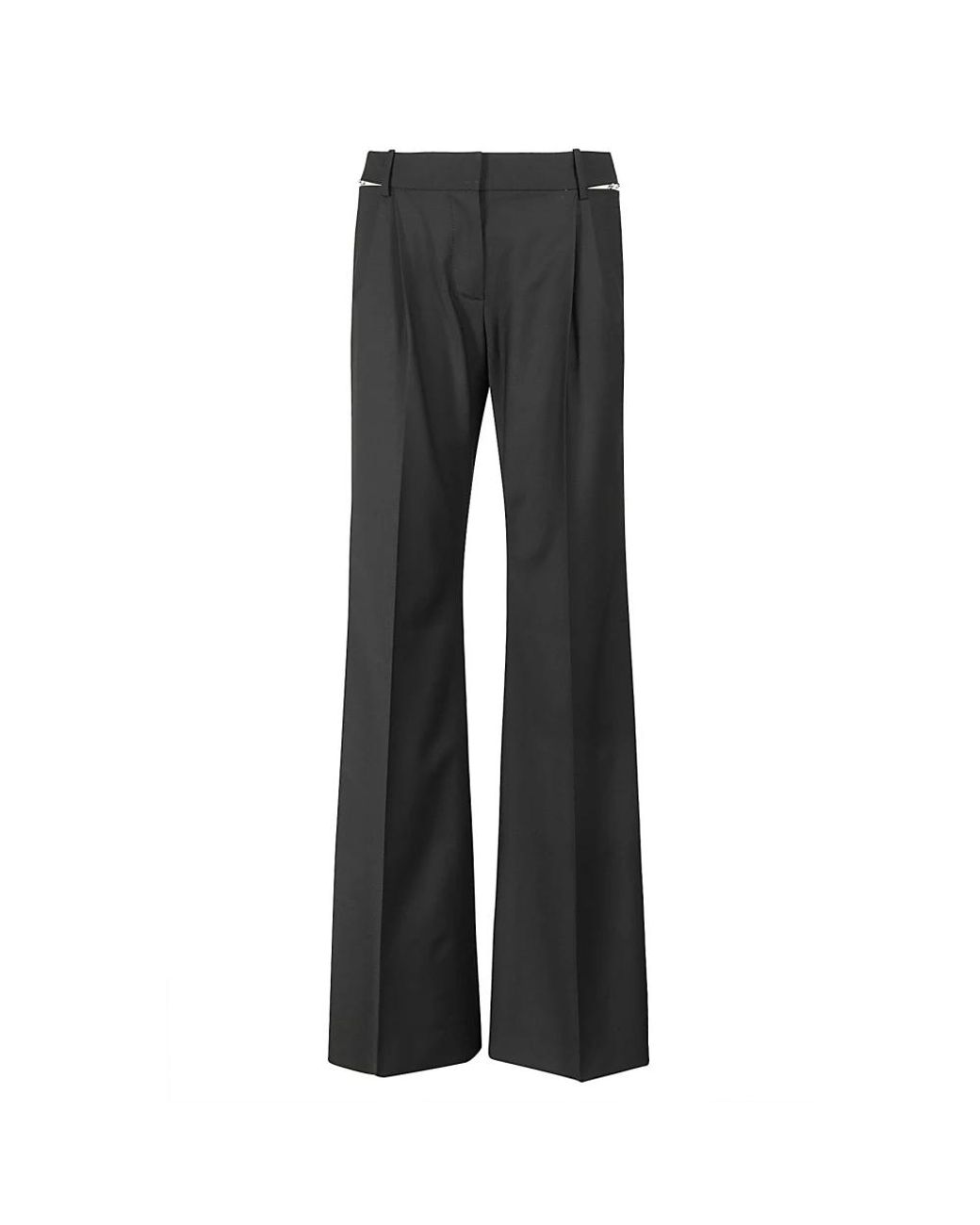Anna October Broeken ,Zwart ,Wol Elegante Raya Jurk Voor Vrouwen in het Gray