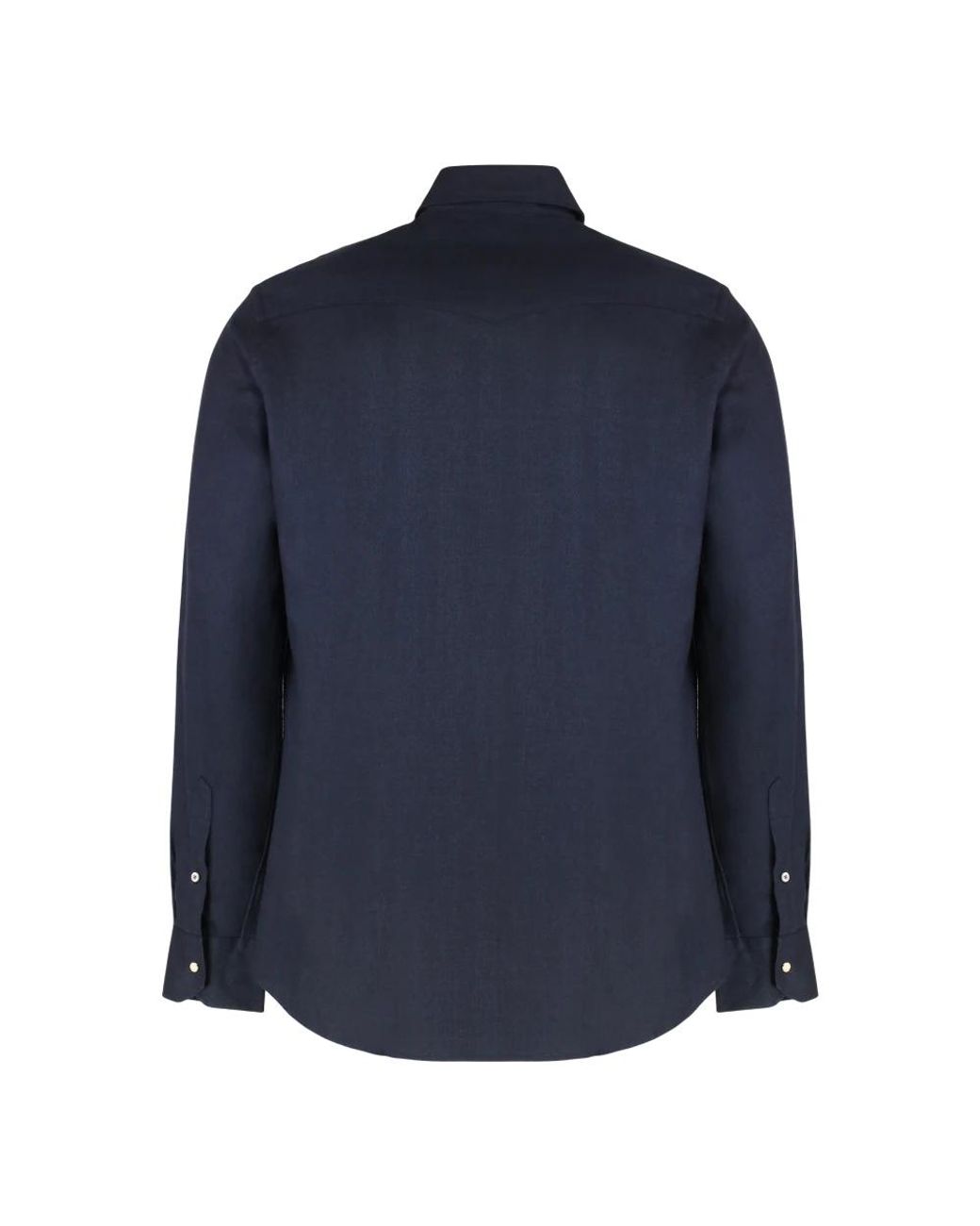 Moorer Blue Casual Shirts for men