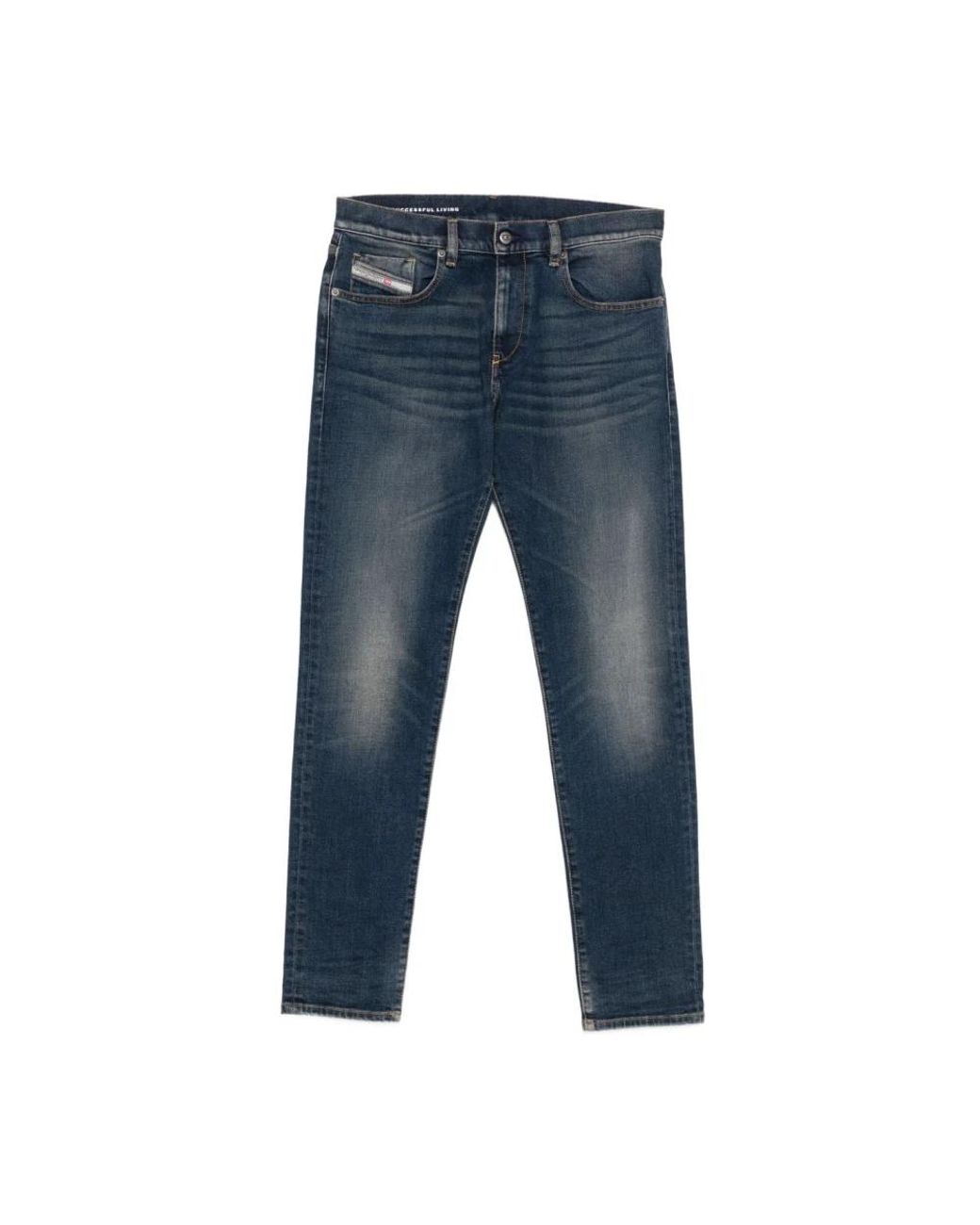 DIESEL Blue Slim-Fit Jeans for men