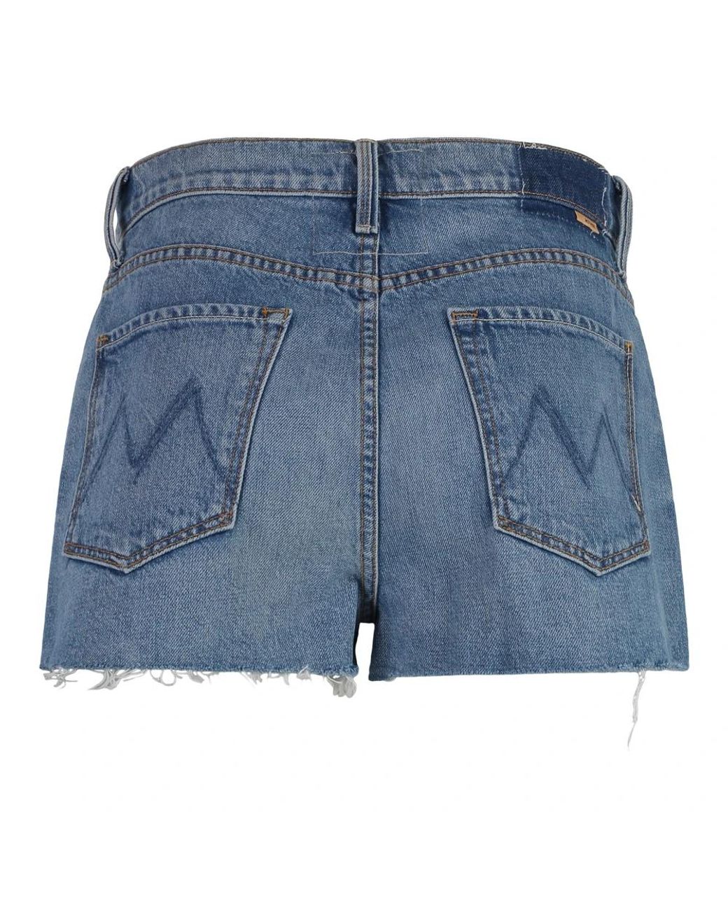 Mother Blue Denim Shorts