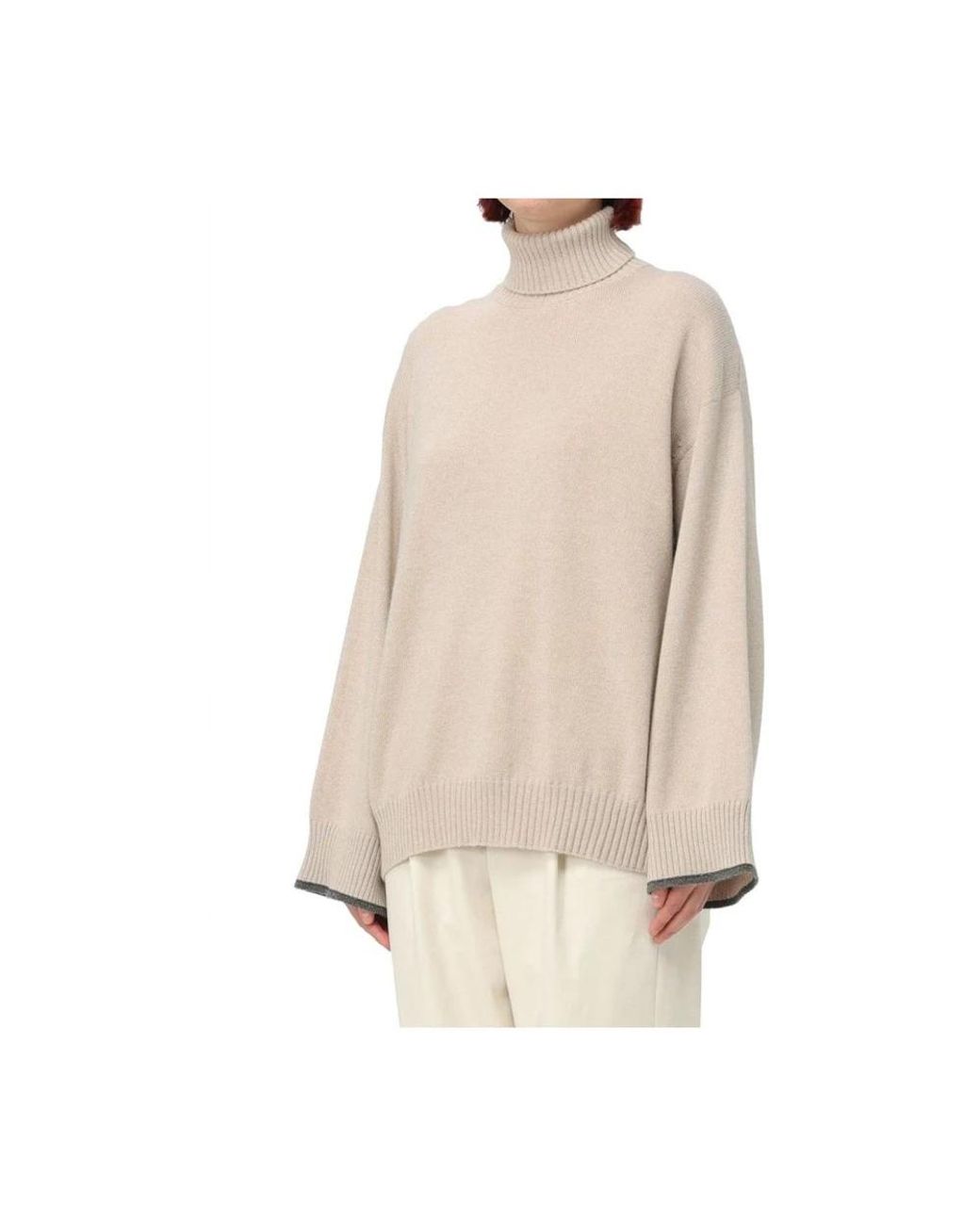 Brunello Cucinelli Natural Cashmere Knitwear