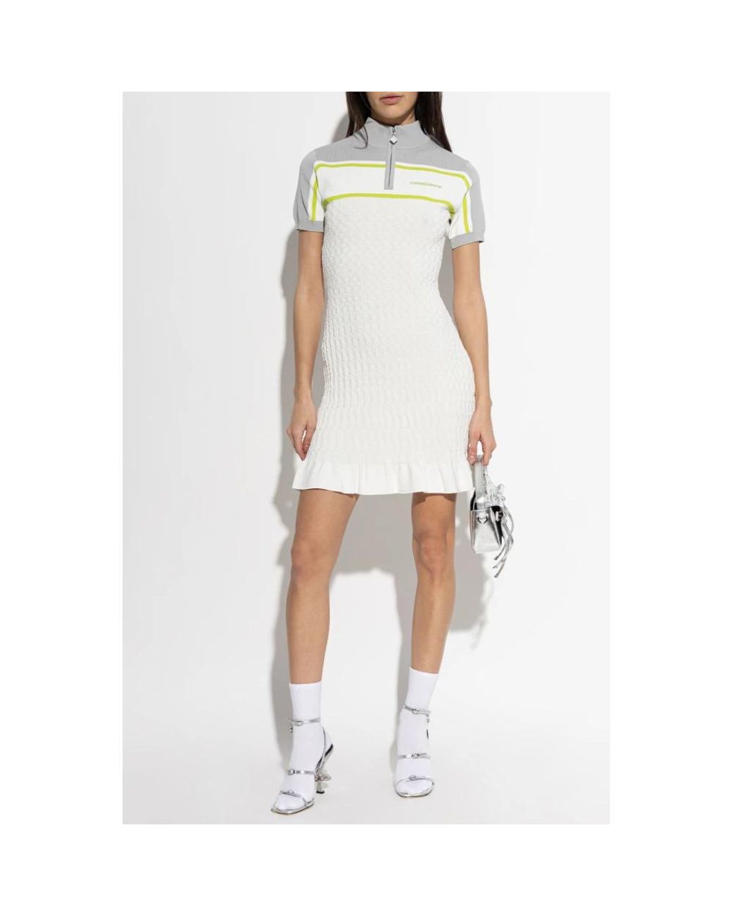 Casablanca White Knitted Dresses