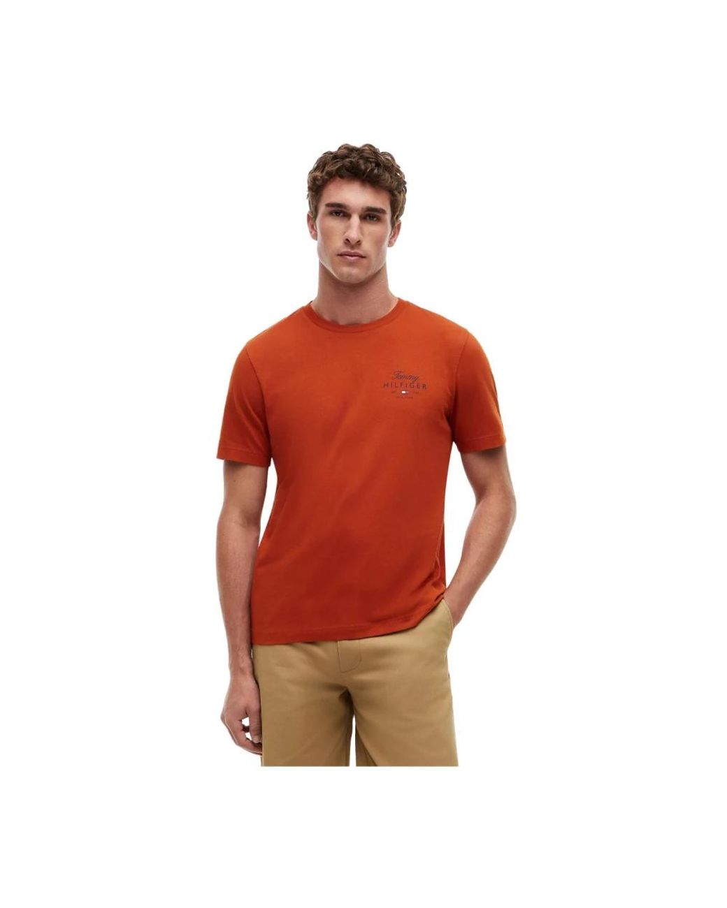 Tommy Hilfiger Red T-Shirts for men