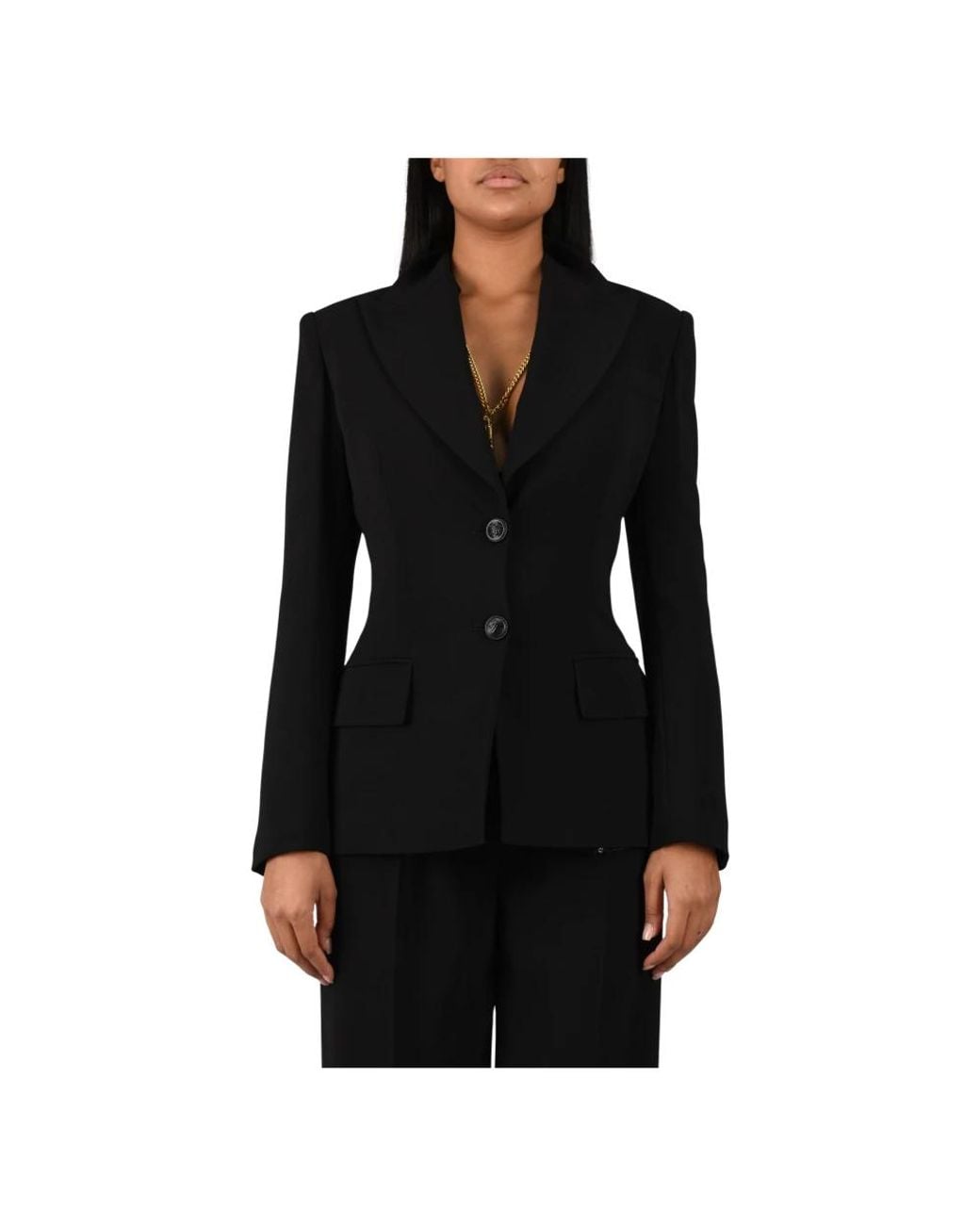 Elisabetta Franchi Black Blazers