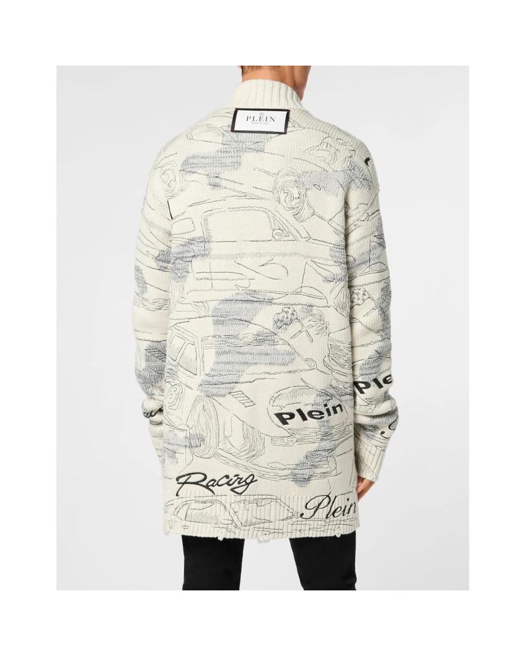 Philipp Plein Cardigans in het White voor heren