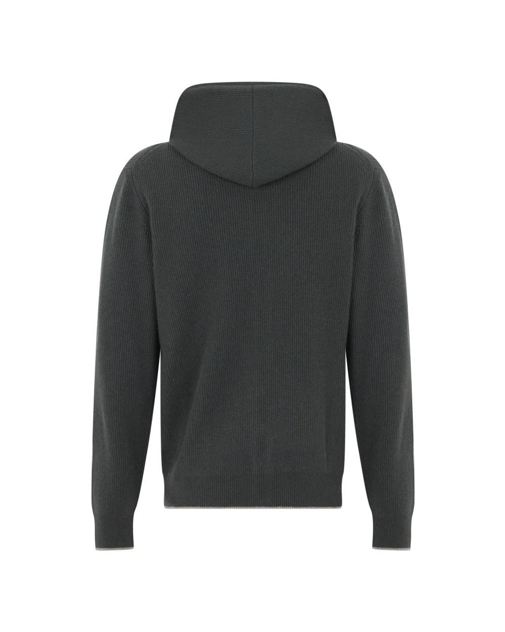 Fedeli Strickjacke Mit Reißverschluss Und Kapuze in Brown für Herren