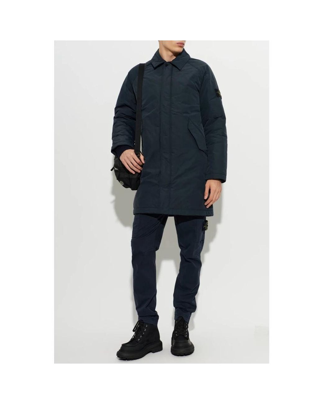 Parkas Stone Island de hombre de color Blue