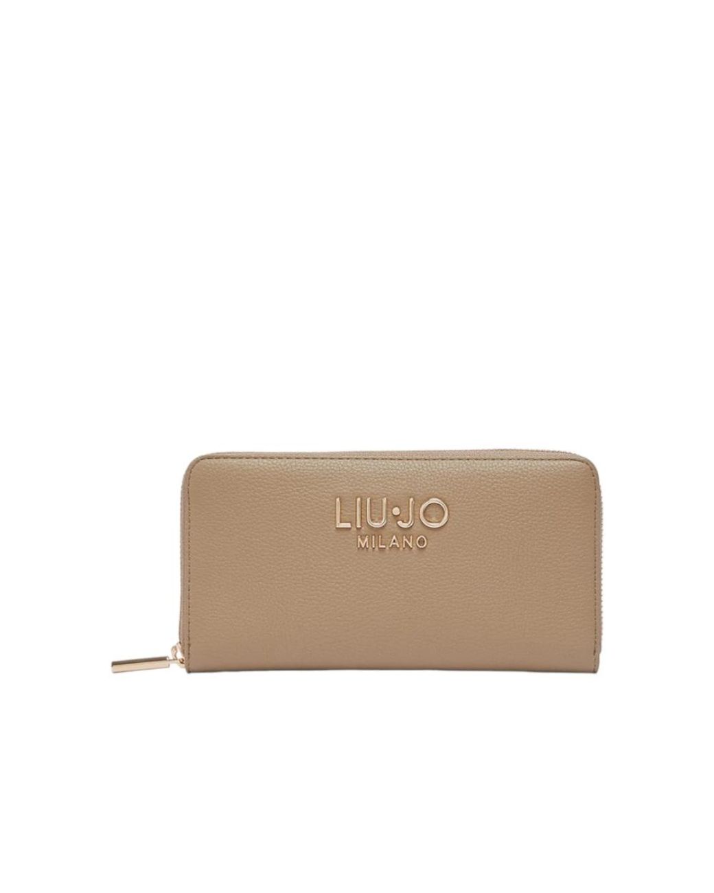 Liu Jo Accessoires ,Grote Portemonnee Met Ritssluiting in het Natural